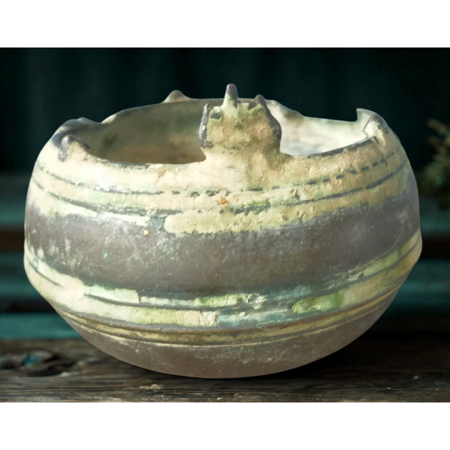 A1019 - Vintage Brass Offering Bowl