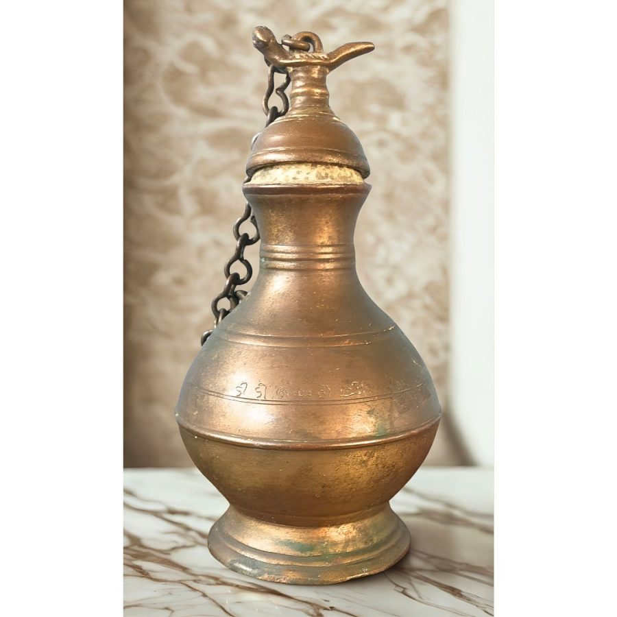 A1024 - Antique Brass Lime Pot